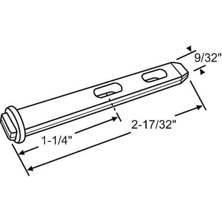 Strybuc PIVOT TRUE BAR SLOTTED 900-21878